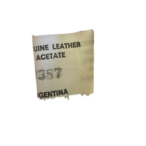 Black Leather Bomber Jacket - Picture 6 of 6